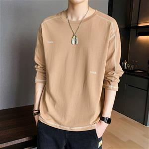 Cotton long sleeve T-shirt for men