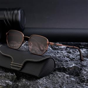 European and American fashion square frame sunglasses for men personality simple sunglasses for men